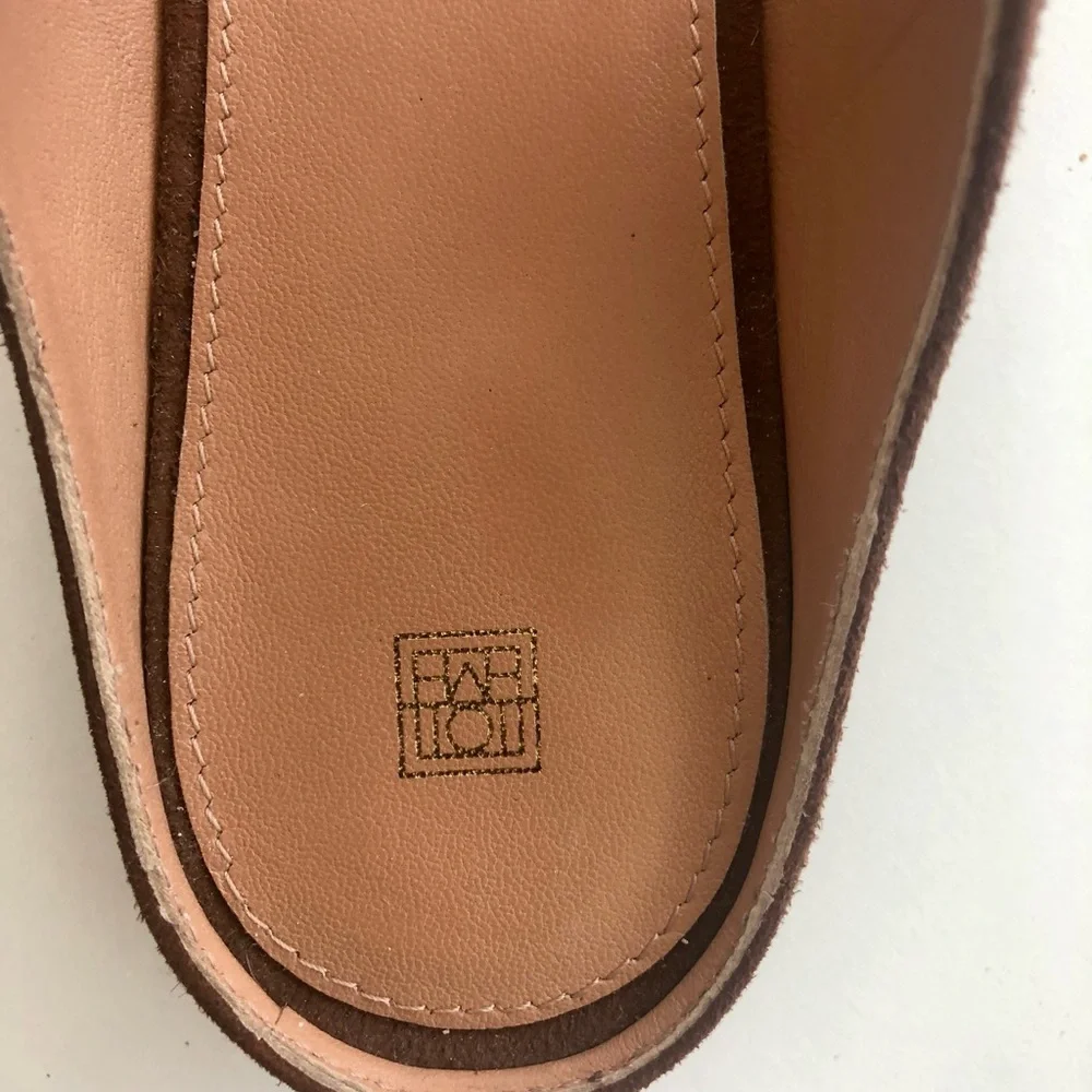 TOTEME Pointed Brown Women's Flat Shoes - Picture 6 of 7